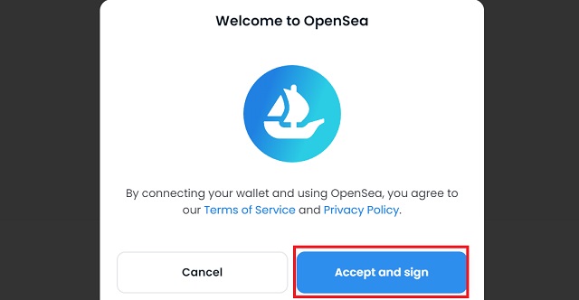 OpenSeaとMetaMaskの連携手順